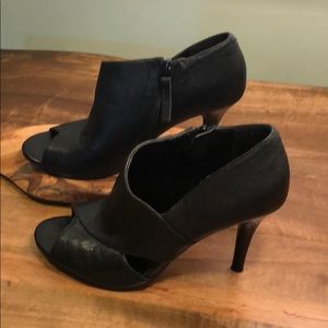Nine West peep- toe booties.  Size 6M